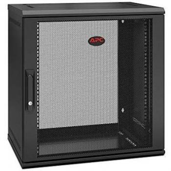 APC NetShelter WX 12U Single Hinged Wall-Mount Enclosure 400mm Deep Black