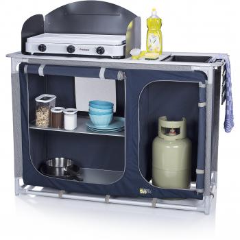 CAMPART Travel KI-0752 - Cocina de camping, color azul