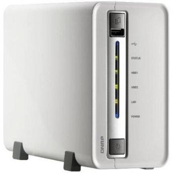QNAP TS-212 Turbo NAS - Servidor Multimedia, Blanco
