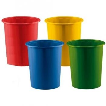 PAPELERA PLÁSTICO FAIBO AMARILLA 30505