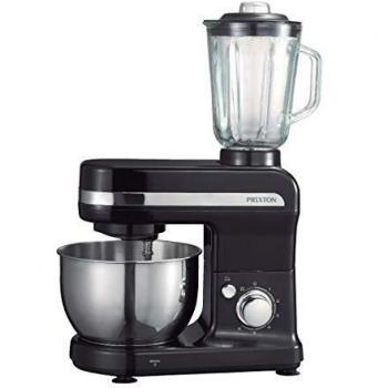 PRIXTON Batidora Amasadora KR110 Bol 4 litros Acero INOX. 3 Accesorios Incluidos Vaso Batidor Integrado