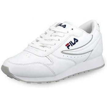 Chic White Lace-Up Sneakers with Contrast Detailing - EU39/US9