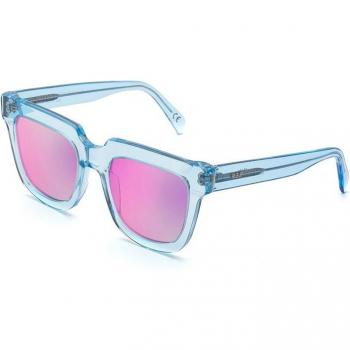 Retrosuperfuture MODO IRIDESCENT 0EE Unisex Square Sunglasses Light Blue Size 53