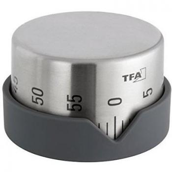 TFA 38.1027.10 Dot - Temporizador de cocina, color gris