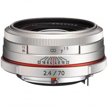 Pentax HD DA Limited 70mm F2.4 Lens - Silver