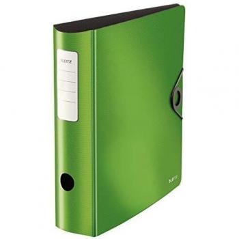 Carpeta Leitz Active Solid 180° A4, 82 mm, verde claro, capacidad para 500 hojas