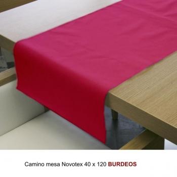 Camino Mesa Novotex 40x120 Burdeos C400 - Servilletas Desechables