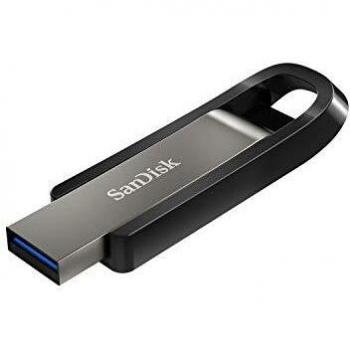 SanDisk Extreme Go USB Flash Drive 128 GB USB Type-A 3.2 Gen 1 Stainless Steel