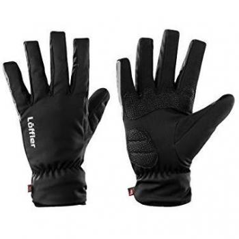Löffler Guante Ciclismo Primaloft 21706 - Guantes de Bicicleta - Negro, 6.5