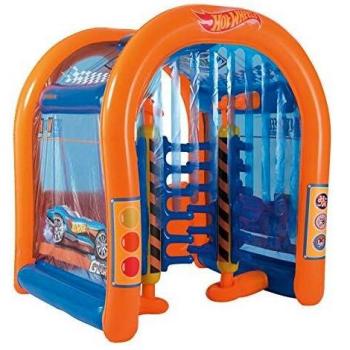 Bestway 93406 - Lavadero de Coches Hinchable Hot Wheels Car Wash Center 131x153x150 cm
