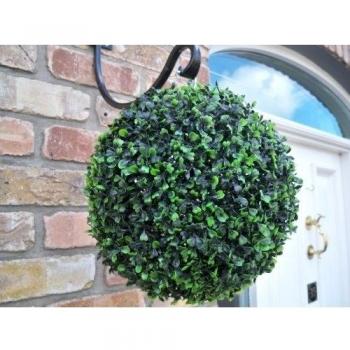 Best Artificial árbol topiario buxus, 28 cm, con forma de bola, 2 unidades