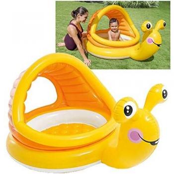 Intex 57124NP - Piscina hinchable Caracol 145 x 102 x 74 cm, 53 litros