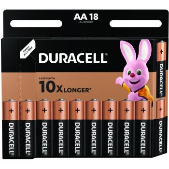 Pilas Duracell Alcalinas AA de Larga Duración