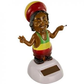 Puckator Muñeco Solar-Rasta, Multicolor, 11.5x8x6 cm