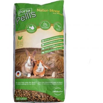Porta Pellis Lecho de Pellets de Paja para Roedores - 60L (Aprox. 25kg) Alta Absorción
