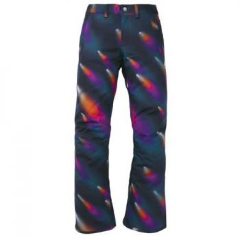 Pantalón largo de esquí y nieve Burton Society 2L para mujer, color azul multicolor, talla S