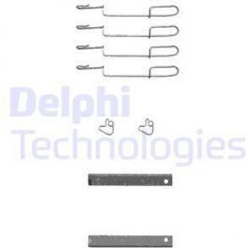 Kit de accesorios para pastillas de freno de disco DELPHI LX0347