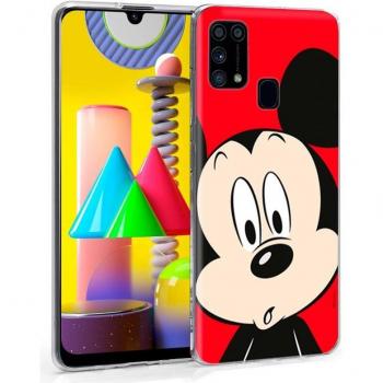 Funda para Samsung Galaxy M31 Mickey Mouse Rojo
