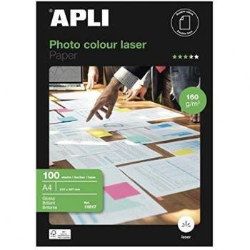 Apli 11817 - Papel gloss, 100 hojas