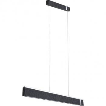 Lámpara Colgante LED Jagun 26W Antracita, Fieltro, Atenuable 3 Pasos, 2000lm