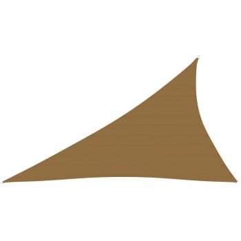 Toldo de vela gris mole HDPE 160 g/m² 3x4x5 m