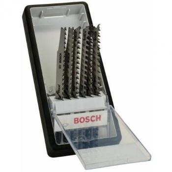 Bosch 2 607 010 572 - Juego de 6 hojas de sierra de calar Robust Line Wood Expert, vástago en T - T 308 B; T 308 BF; T 301 BCP; T 234 X P