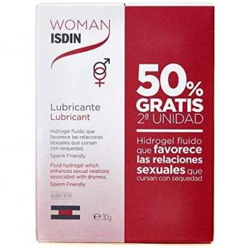 ISDIN Woman Lubricante Vaginal Duplo, Extra 50% 2A Unidad, 30 ml