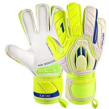 HO Soccer One Flat Lime Spark Guantes De Portero, Unisex Adulto, Lima/Blanco, 10