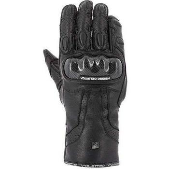 V Quattro Design guantes Road Runner hombre, negro, talla M