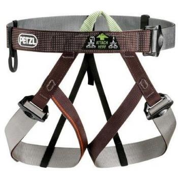 PETZL Klettergurte Pandion - Arnés de Escalada, Color marrón