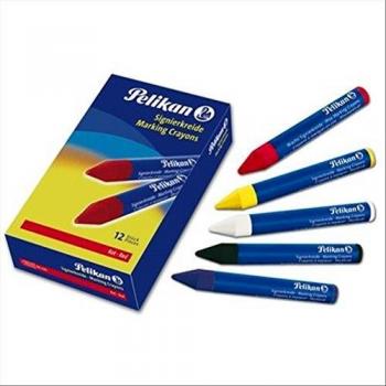 Pelikan 701045 - Pack de 12 barras para marcar, color amarillo