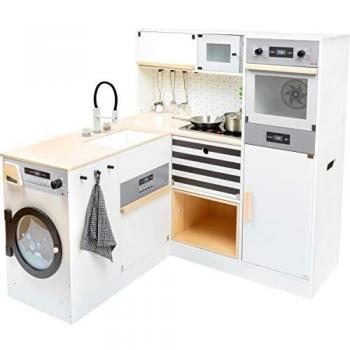 11464 Cocina infantil modular XL, small foot, de madera, cocina multifuncional, juego de rol, sistema modular , color/modelo surtido