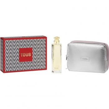 Tous Eau de Parfum Gift Set for Women with 90ml Spray and Cosmetic Bag