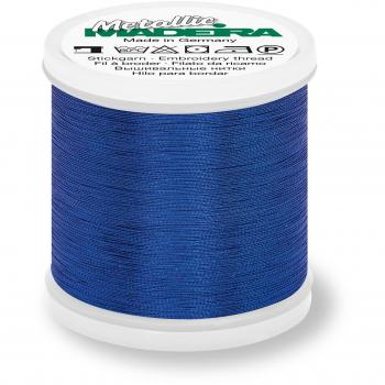 Madeira No 40 Metallic Embroidery Thread - Sapphire Blue 338 - 200 Meters