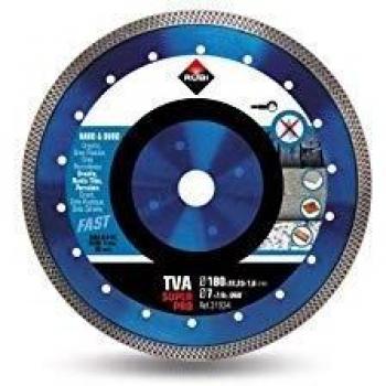 RUBI 31934 Disco Diamante Material Duro, Plateado, 180 mm