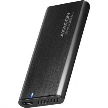 AXAGON EEM2-SB2 Caja Externa USB-C 3.2 Gen 2 para SSD M.2 - Negro