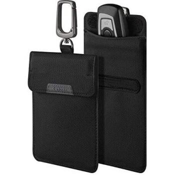 Funda Antisecuestro para Llave Sin Llave Spigen - Negra con Bloqueo de Señal RFID