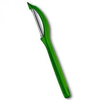 Victorinox 7.6075.4 Pelador universal de acero inoxidable, color verde, paquete de 1