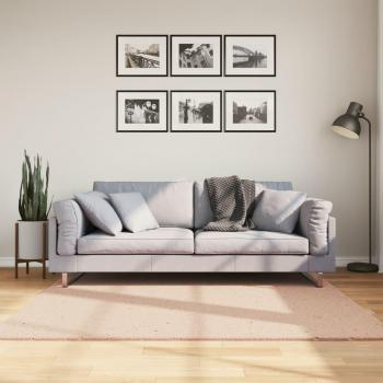 Alfombra de pelo corto suave lavable HUARTE 160x160 cm Color Antracita, Beige, Crema y más - Alfombra de área para Sala de Estar, Dormitorio, Habitación, Salón