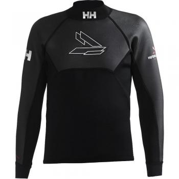 Helly Hansen Wet Suit Top - Camiseta unisex, color negro, talla M