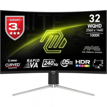 Monitor Curvo MSI MAG 325CQRXF E2 31,5 LED Rapid VA QHD 240 Hz 0,5 ms Adaptive-Sync
