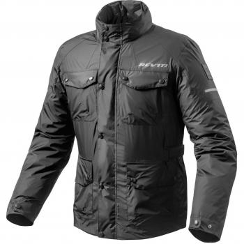 FRC011 - 0010-M - Rev It Quartz H2O Rainwear Motorcycle Over Jacket M Black