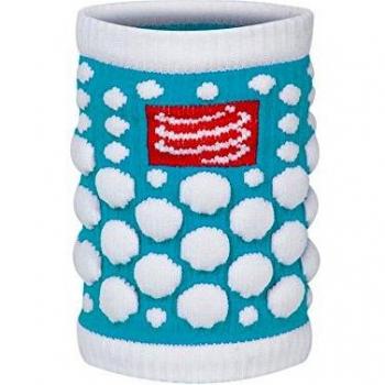 Compressport 3d Dots - Muñequera de fitness para hombre, color azul, talla UK: Talla 5 to 6