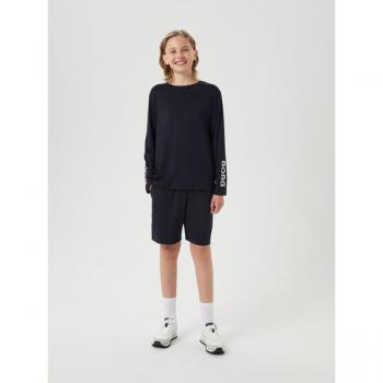 Borg Soft Black Kids' Shorts (Size 134-140)