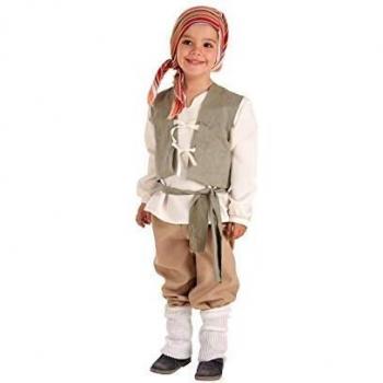 Creaciones Llopis Disfraz de Campesino Medieval Carlos para niño