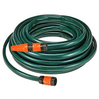 Manguera de jardín con kit de conexión 20 m HI Verde