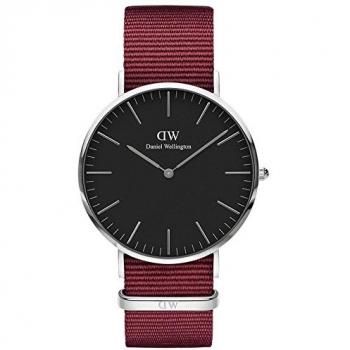 Daniel Wellington Unisex Adult Analogue Quartz Watch with Nylon Strap DW00100270