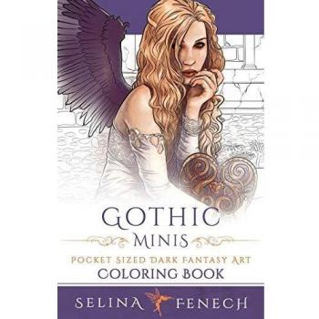Miniaturas Góticas - Libro de Colorear de Arte Oscuro Fantástico en Tamaño Pocket (Coloración Fantástica por Selina, Volumen 11)