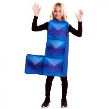 Disfraz de Tetris Azul para niños