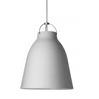 Lámpara Colgante Caravaggio P2 Gris Mate Ø25,8 cm
